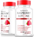 (2 Pack) Bringebær keton kapsler, Offisiell bringebær keton For Vekttap, All-Naturlig keto formel å låse opp kroppen og fitness mål, RaspberryKetone 1200MG Supplement, Anmeldelser (120 kapsler)