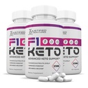 (3 Pakke) F1 Keto piller 1275MG Ny og forbedret formel inneholder Apple Cider Vinegar Extra Jomfru Olive olje pulver Grønn Te Leaf 180 kapsler