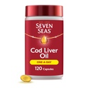 Seven Seas ren cod leverolje 120 kapsler