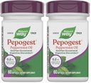 Naturens måte Pepogest Peppermint Olje, Sootes Avslappende Gastrointestinal Discomfort*, 60 Softgels (Pack of 2)