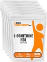 BulkSupplements.com L-Ornithine HCl pulver - Ornithine Supplement, Aminosyrer Supplement - Glutenfri, 1g per servering, 1kg (2,2 pund) (pakke av 5)