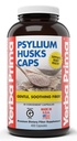 Yerba Prima Psyllium Huss Caps, 625 mg, 400 kapsler - naturlig fiber for menn og kvinner - regelmessig støtte Supplement