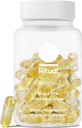 Ritual Omega 3 - Vegan - Vitenskaplig støttet dose av DHA & EPA Fatty Acids i 2:1 Ratio, Biotilgjengelig, Hjerne- og hjerte helsestøtte, Minimal Burp-Back, Sustainablely Sourced Microalgae, 30 dagers forsyning