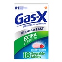 Dulcolax Overnatting Relief Laxative Tabletter, Bisacodyl 5 mg, 50 Antall og gass-X Ekstra styrke Chewable Gass Relief Tabletter, Simetikon 125 mg, Cherry Flavor - 18 greve Bundle