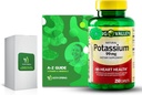 Kalium 99 mg, 250 Caplets Bundle med eksklusive vitaminer og mineraler A til Z - bedre lys og spring guide