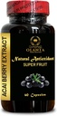 ACAI Berry Extract - Anti-Oxydant Rich, Ikke-GMO & Glutenfri Acai Berry Extract, Superfood Vokset i Brasil Acai vitaminer - 1 flaske 60 Kapsler