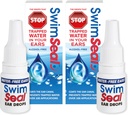 SwimSealTM Twin-Pack Alle naturlige svømmere øredråper for daglig bruk i stedet for alkoholdråper eller ørepropper. Løsningen for ørene dine for all vanneksponering i alle aldre.