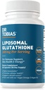 Dr. Tobias Liposomal Glutathione, 500mg Per Servering - Høyt Biotilgjengelig Glutation Supplement, støtter energi, hud og immun helse - Vegan, Glutenfri, Ikke-GMO, 60 kapsler, 30 Serveringer