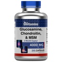 Tnvitaminer Glucosamine, Chondroitin, & MSM (4000 MG - 240 kapsler) for menn og kvinner felles støtte tilskudd kompleks* Mer enn trippel styrke!