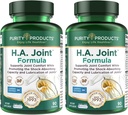 Renhetsprodukter HA Joint Formula Hyaluronsyre + Nøkkelkofabrikker - Felles + hud multikollagen (type I, II & III) - 5-liters - Olive Fruit Extract - Fellesfleksibilitet + mobilitet - 90 kapsler (2)