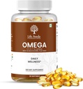Liv Aveda Omega 3-5-6-7-9 Kapsler for menn og kvinner med Seabuckhorn og Flax frø, støtter hjerte, hår, hud og felles helse og naturlig ernæring- 30 Softgel kapsler (1 måneds forsyning)