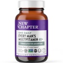 Nytt kapittel Flervitamin 40 Plus for energi, hjerte, prostata + immunstøtte med fermenterte næringsstoffer - Hver manns én dag 40+, laget med organiske grønnsaker og urter, ikke-GMO - 72 ct