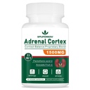 11-i-1 Adrenal Support Supplement, Cortisol Supplement med Pantotensyre og Ashwagandha - støtter sunn adrenal funksjon, energi og avslapping- 60 kapsler