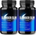 (2 Pack) Slumber Slim vekttap, Offisiell SlumberSlim Complex Formula, Alle naturlige piller til å støtte Fitness og generell velvære, Premium Keto Kapsler, Slumber Slim anmeldelser (120 Kapsler)
