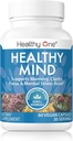 Sunn Mind - Sikker for Tenåringer - Hjerne Tåke - Kognitiv funksjon - Konsentrasjon - Fokus - Neural Optimization - Mood - Ginkgo Biloba - Ginseng - Rhodiola - Bacopa - Gotu Kola - Grønn Te - 150 greve