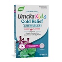 Naturens måte Kids kalde relief Chewables, Umcka, Alder 6+, Shortens Varighet og Reduserer Severity, Multi-Symptom Kald Remedy, Ikke-Drowsy, Cherry Flavored, 10 tabletter