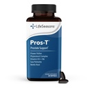 Pros-T - Prostate Support Supplement - Saw Palmetto, Phytosterol, Sink, Nettle, vitamin D-3 & B6 - Fremme sunn prostatefunksjon & normal urinstrøm - Forbedre tusleintegritet - 60 Softgels
