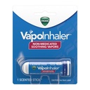 Vicks VapoInhaler, Portable Nasal Inhaler, Non-Medicate, Soothing Vapors, Menthol Scent, 1 greve