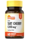 Sundance Tart Cherry Capsules 1200mg | 60 greve | Tradisjonell urt | Ikke-GMO og Glutenfri Supplement