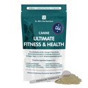 Dr. Bills Canine Ultimate Fitness & Helse Vitaminer for hunder | Multivitamin for hunder w/Coenzym Q-10, vitamin E, vitamin D-3, Biotin, Folsyre, Hyaluronsyre Hunde vitaminer og kosttilskudd 340g