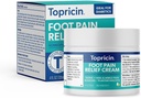 Topricin Foot smerte lindring terapi cream (4 oz) rask fungerende smerte lindring Rub