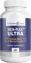 Mem-Plex Ultra, Naturlig minnestøtte Supplement med fosfatidyl Serine, Bacopa Monniera Extract og Neurofactor Hele kaffen fruktekstrakt, 60 kapsler