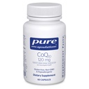 Rene innkapslinger CoQ10 120 mg - Coenzym Q10 Supplement for hjertehelse, energi, antioksidanter, hjerne og minne helse - Cellular helse, kognisjon og kardiovaskulær støtte* - 60 Kapsler