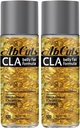 CLA Belly Fat Formula - 120 Easy-to-Swallow Softgels - Omega 3 Fiskeolje, Flaksfrøolje og vitamin E - bidrar til å øke antioksidant forsyning og sunn kroppssammensetning (Pack of 2)