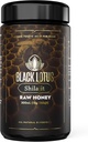 Svart Lotus ren Shilajit Resin Rå Honning flytende tinktur, 300ml, 100% ren naturlig Shilajit for menn og kvinner, Aminosyrer, 175mg Fulvic Acid, 85 Ionic Trace Minerals, For immunstøtte, Fokus, Energi