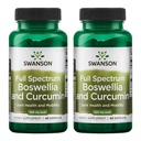 Swanson Full Spectrum Boswellia & Curcumin naturlig velvære formel - (60 kapsler) (2 pakke)