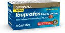 GoodSense 200 mg ibuprofentabletter, feberreduser og smertelindring fra kroppssmerter, hodepine, ledsmerter og mer, 100 teller