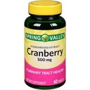 Spring Valley - Cranberry 500 mg, standardisert ekstrakt, 60 tabletter