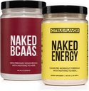 NAKED Vegansk energi og ytelse Bundle Citrus energi BCAAS Aminosyrer pulver