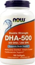 NU Matvarer - Dha- 500Mg 180 Sgels (pakke med 2)