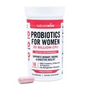 NatureWise Probiotika for kvinner + organiske prebiotika D-Mannose & Cranberry - Vaginal Probiotika for PH Balance, Digestive & Urin Tract - 18 Strains, 20 milliarder CFU - 60 kapsler[60-dagers forsyning]