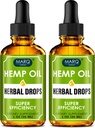 Hеmp olje (2 pakke) – 500.000 – Colorado seed ekstrakt - Naturlig Omega 3, 6, 9 Source - Laget i USA - Levert hvilelig søvn