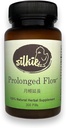 Silkie Forlenget Flow Supplement - Hormonal Balance Support, reduserer og regulerer Menstruell syklus, Hot Flashes & Night Sweats Relief, 300 Count