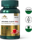 Premium Ubiquinol CoQ10 + BioPerine (100mg) | Antioksidant for hjertehelse (1 flaske-60 Softgels-2mo Supply) | Høy absorpsjon hjerte & vaskulære vitaminer | Ikke-GMO & Glutenfri