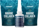 CORREXIKO 2X Marine kollagen pulver (15oz) & 1x Marine kapsler Bundle