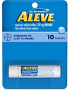Aleve Pain Reliever/Fever Reduser Tabletter, 220 mg 10 ea (pakke med 3)