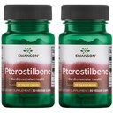 Swanson Pterostilbene 50 mg 30 Veg Caps (2 Pakke)