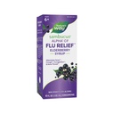 Naturens måte Sambucus Alpha CF influensa relief* Elderbær Syrup med Sambucus nigra 3X og Alpha CF, lindrer influensa symptomer*, 4 Fl Oz (Packing May Vary)