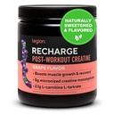LEGION Recharge Post Trening Supplement - Alle naturlige muskelbyggere og gjenopprette drikke med mikronisert kreatinmonohydrat. Naturlig søt og smakfull, trygg og sunn. (Grape, 60 Servering)