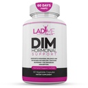DIM Complex 150mg Hormonell støtte Menopause Relief Supplement for varme blits & Hormonal Acne Relief Bioperin, Broccoli & Kalsium Estrogen Metabolisme Balancing piller for kvinner 60 kapsler av LadyMe