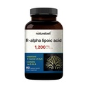 NatureBell R-Alpha Lipoic Acid, 1200 mg, 90 Veggie Capsules | Ren Stabilisert R-ALA Kun | Høy absorpsjon og antioksidant støtte | Ingen S-ALA | Ikke-GMO, Glutenfri