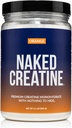 NAKED ren mikronisert oransje kreatinmonohydrat - 36 serveringer - 500 gram, 1.1Lb bulk, vegansk, ikke-GMO, glutenfri, soya gratis.
