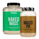 NAKED soya-fri proteinbunn: 8LB Vegansk masse og 2LB PB