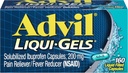 Advil Liqui-Gels flytende fylte kapsler, 200 mg - 160 ct, pakke med 2