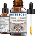 Antibiotika for katter - Naturlige katteantibiotika for allergi itch relief, immunforsterkning - Antibiotika for immunforsterkning, urinveistraktinfeksjoner - Supplerende vitaminer for katt og hund, 2 fl oz