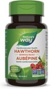 Naturens måte Hawthorn Berries, Cardiovaskulær helse, 100 vegetariske kapsler